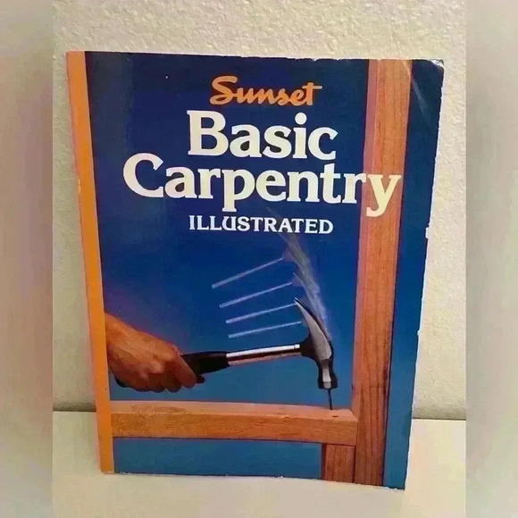 Basic‎ Carpentry Sunset Illustrated Vintage 80 - Picture 1 of 4